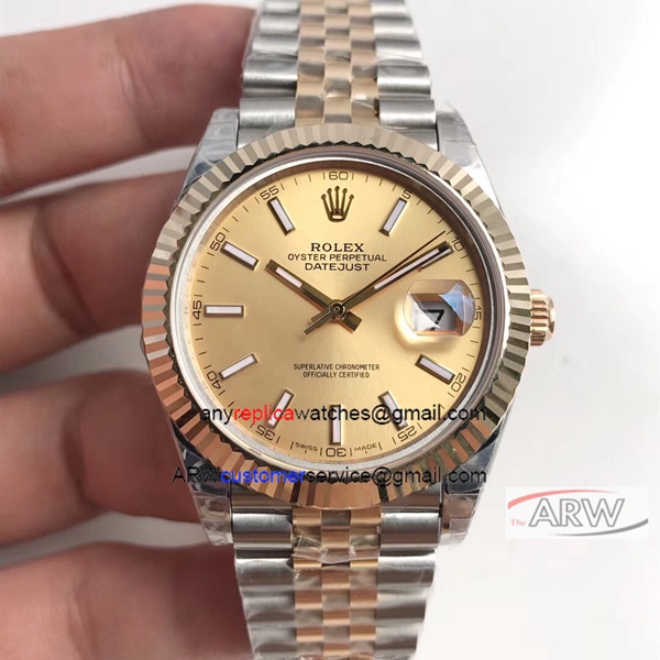 Swiss 3235 Rolex Datejust II 2-Tone Jubilee Watch - New Clasp
